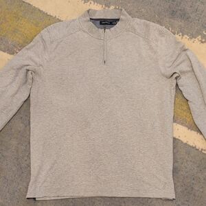 Nautica Gray Quarter-Zip Pullover